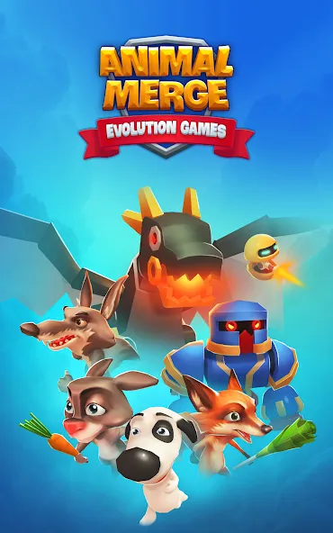 Animal Merge - Evolution Games (Анимал Мерж)  [МОД Все открыто] Screenshot 1