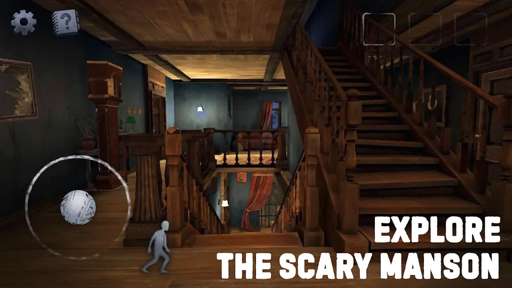 Scary Mansion: Horror Game 3D  [МОД Бесконечные монеты] Screenshot 2