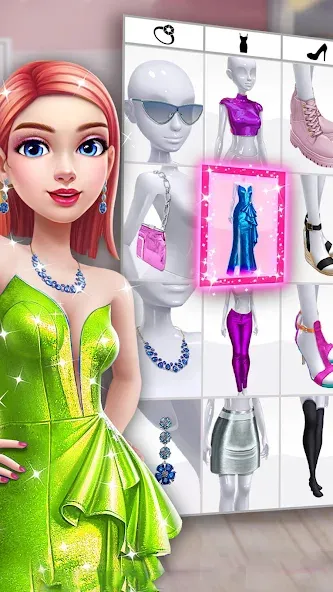 Fashion Makeover Stylist Game  [МОД Бесконечные деньги] Screenshot 1