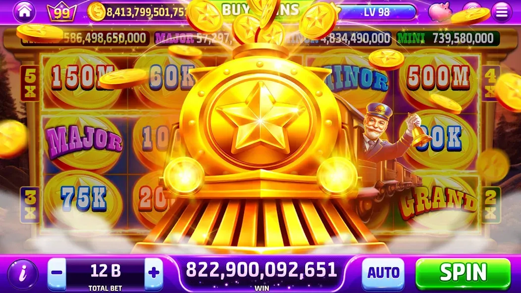 Golden Casino - Slots Games (Голден Казино)  [МОД Меню] Screenshot 3