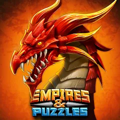 Скачать взлом Empires & Puzzles: Match-3 RPG [МОД Много монет] на Андроид