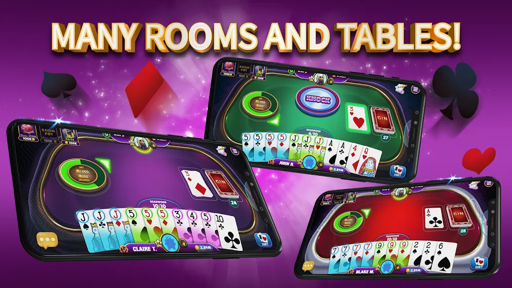 Gin Rummy Elite: Online Game (Джин Рамми)  [МОД Бесконечные деньги] Screenshot 3