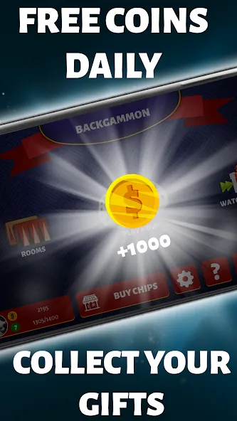 Backgammon Offline  [МОД Меню] Screenshot 4