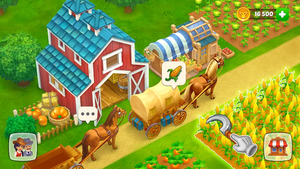 Wild West: Farm Town Build (Уайлд Вест)  [МОД Много денег] Screenshot 5