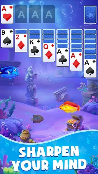 Solitaire: Fish Master (Солитер)  [МОД Unlocked] Screenshot 2