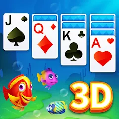 Скачать взлом Solitaire 3D Fish [МОД Unlimited Money] на Андроид