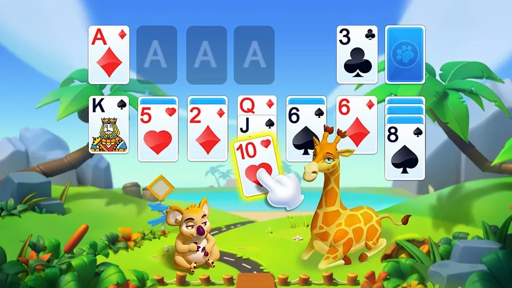 Solitaire - Wild Park  [МОД Меню] Screenshot 2