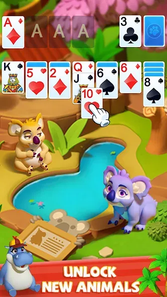 Solitaire - Wild Park  [МОД Меню] Screenshot 5