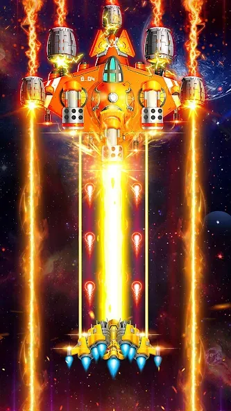 Space Shooter: Galaxy Attack (Спейс шутер)  [МОД Unlocked] Screenshot 1