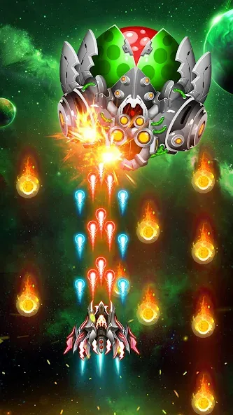 Space Shooter: Galaxy Attack (Спейс шутер)  [МОД Unlocked] Screenshot 4