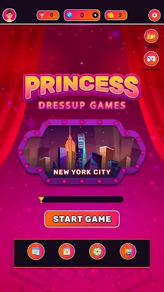 Princess Makeup Dressup Salon (Принцесса Мейкап Дрессап Салон)  [МОД Много денег] Screenshot 2