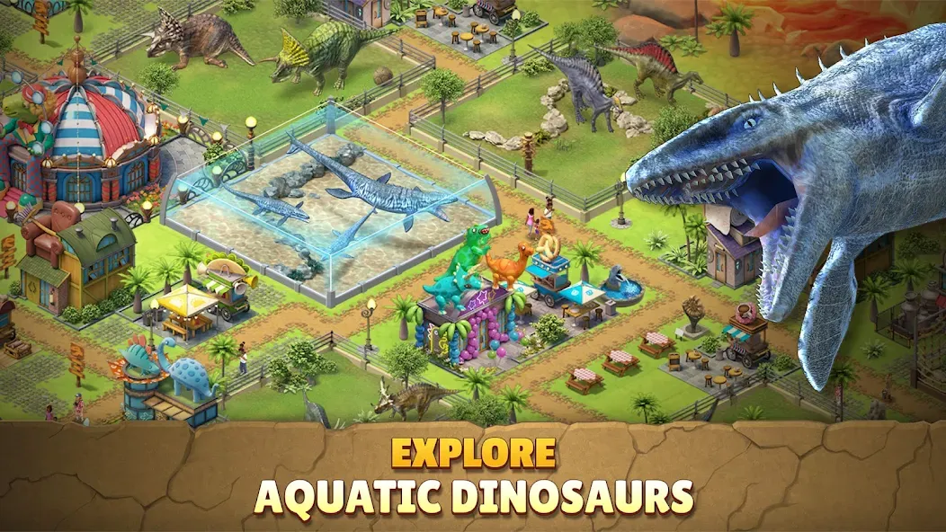 Jurassic Dinosaur: Dino Game (Динозавры юрского периода)  [МОД Unlocked] Screenshot 3