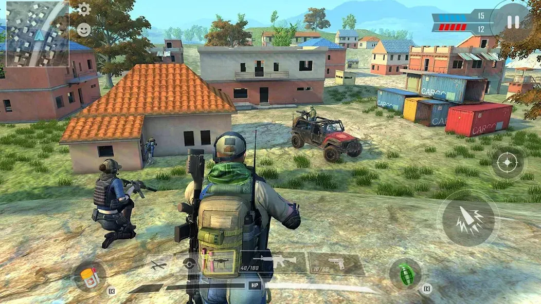 Commando War Army Game Offline  [МОД Все открыто] Screenshot 3