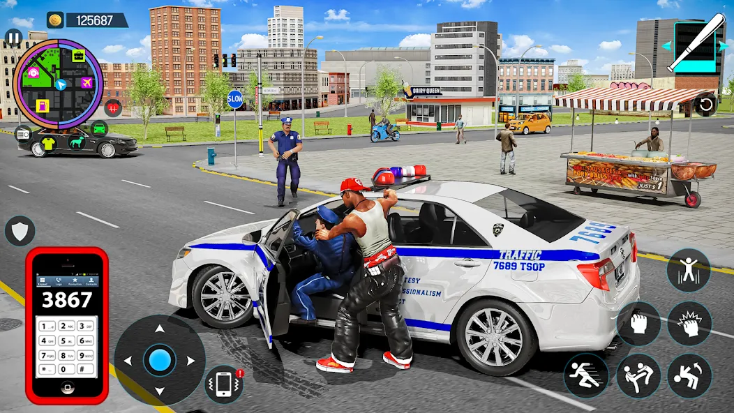 Gangster Mafia City Crime Game  [МОД Menu] Screenshot 3