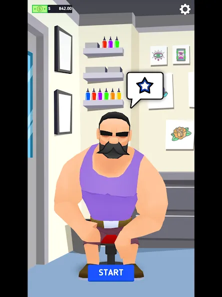 Ink Inc. - Tattoo Drawing  [МОД Много монет] Screenshot 4