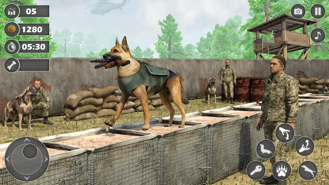 Dog Simulator Dog Game (Армейский симулятор собаки)  [МОД Все открыто] Screenshot 5