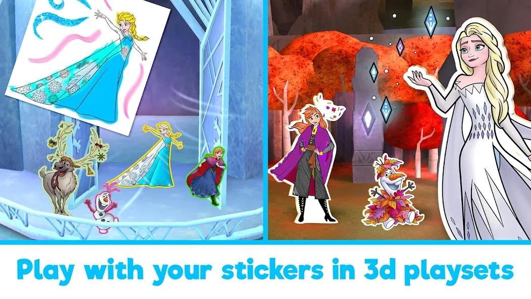 Disney Coloring World (Дисней)  [МОД Меню] Screenshot 3