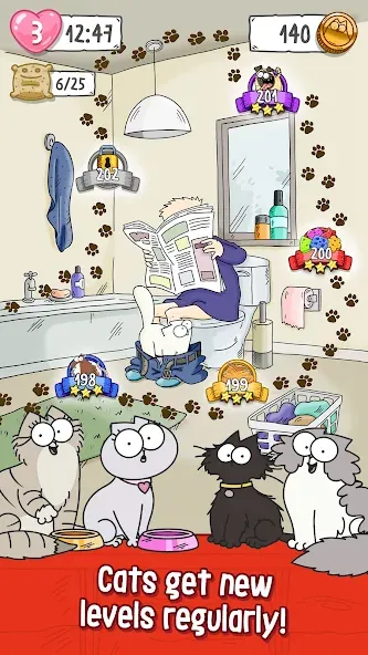 Simon’s Cat Crunch Time  [МОД Меню] Screenshot 3