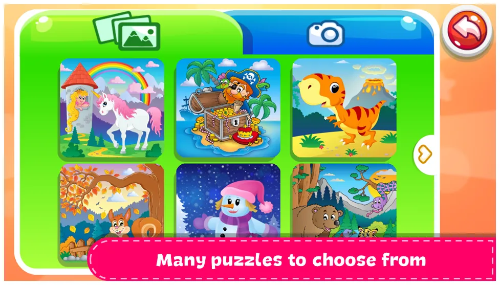 Kids Games - Puzzle World  [МОД Бесконечные деньги] Screenshot 3