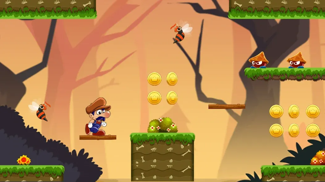 Super Bino Go:Adventure Jungle (Супер Бино Го)  [МОД Бесконечные деньги] Screenshot 3