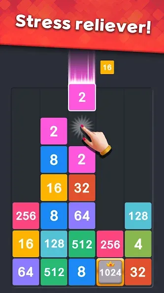 Drop Merge : Number Puzzle (Дроп Мердж)  [МОД Mega Pack] Screenshot 2