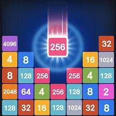 Скачать взлом Drop Merge : Number Puzzle (Дроп Мердж) [МОД Mega Pack] на Андроид