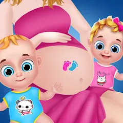 Скачать взлом Mom Babysitting Game [МОД Бесконечные деньги] на Андроид