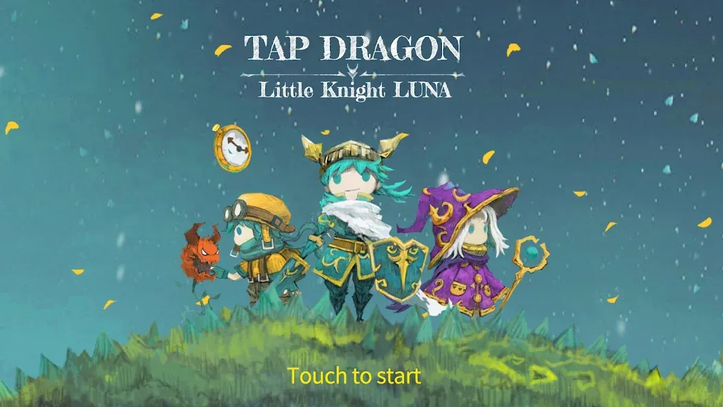 Tap Dragon: Little Knight Luna (Тап Драгон)  [МОД Unlimited Money] Screenshot 1