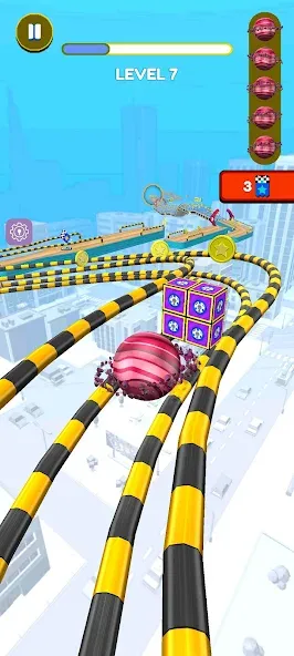 Rolling Balls 3D (Гоинг Боллс 3Д)  [МОД Много монет] Screenshot 1