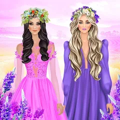 Скачать взлом Fashion Triple Match: Dress Up (Фэшн Мердж)  [МОД Много монет] на Андроид