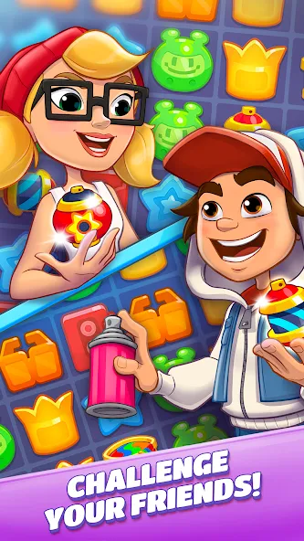 Subway Surfers Match (Сабвей Серферс Матч)  [МОД Menu] Screenshot 4