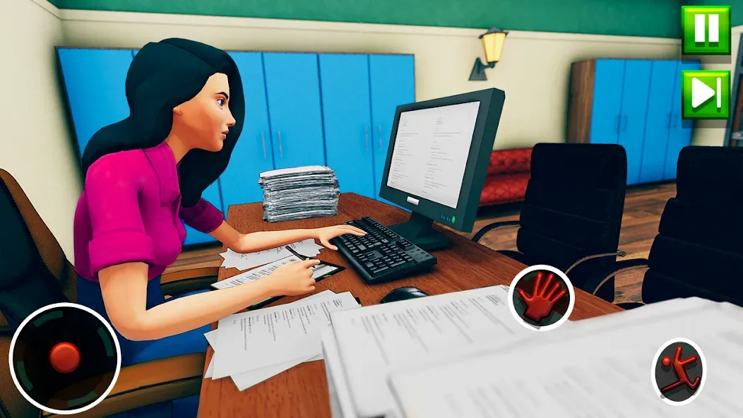 High School Teacher Sim Games  [МОД Unlimited Money] Screenshot 5