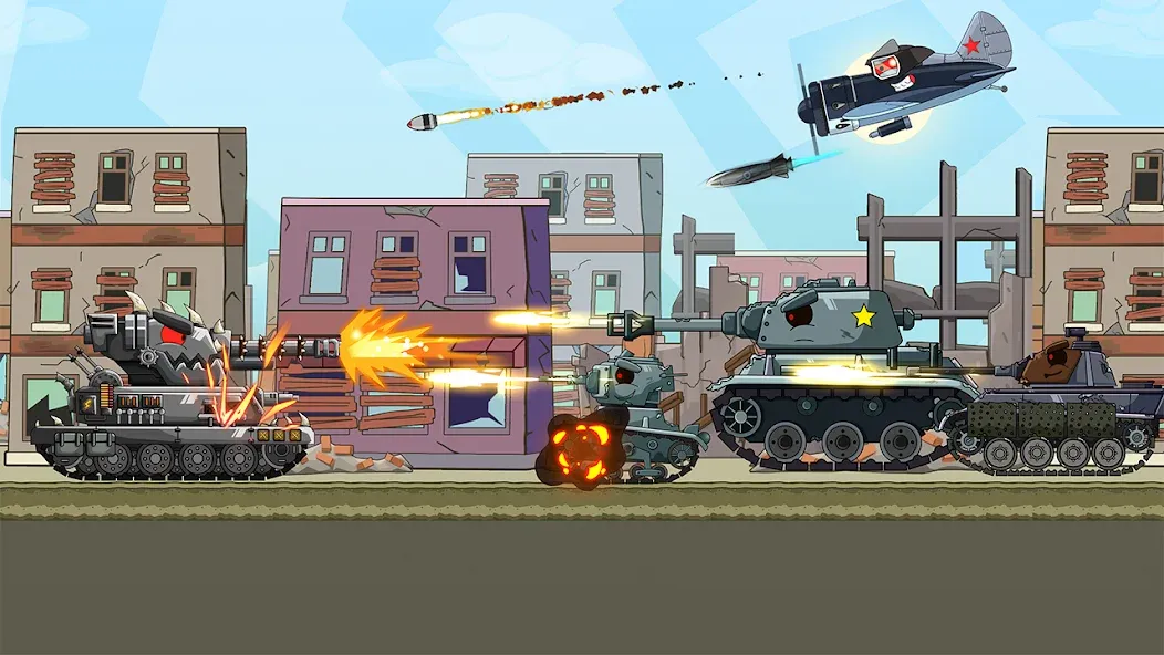 Tank Arena Steel Battle (Танковая Арена Стальное Сражение)  [МОД Unlocked] Screenshot 3