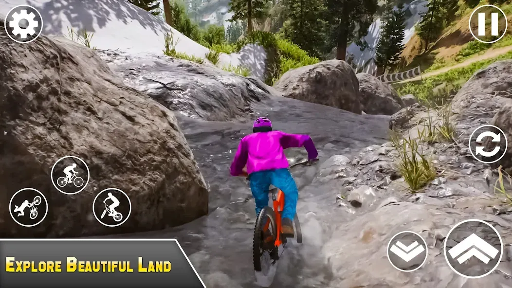 BMX Bicycle Games Offroad Bike  [МОД Unlocked] Screenshot 5