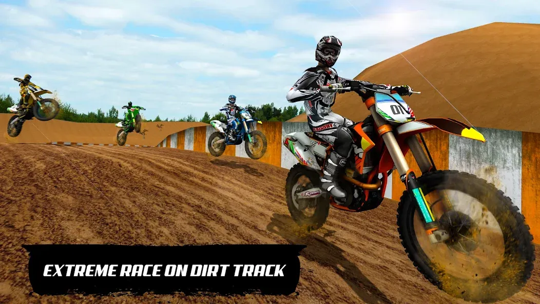 Motocross Dirt Bike Champions (Мотокросс Чемпионы Грязевых Мотоциклов)  [МОД Unlimited Money] Screenshot 1