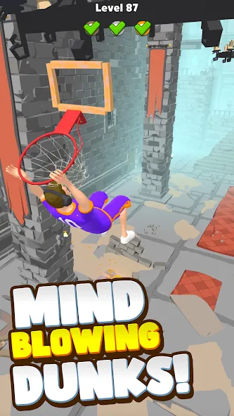 Hoop World: Flip Dunk Game 3D (Хуп Ворлд)  [МОД Все открыто] Screenshot 2