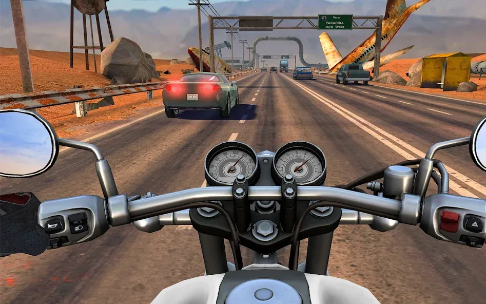 Moto Rider GO: Highway Traffic (Мото Райдер ГО)  [МОД Бесконечные монеты] Screenshot 1