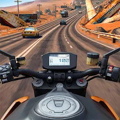 Скачать взлом Moto Rider GO: Highway Traffic (Мото Райдер ГО) [МОД Бесконечные монеты] на Андроид