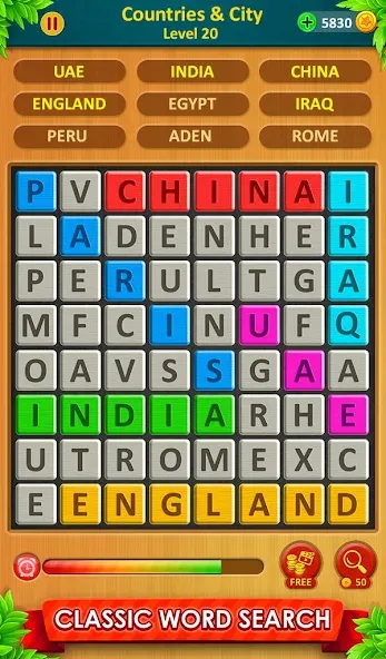 Word Game 2024 - Word Connect (Ворд Гейм 2023)  [МОД Меню] Screenshot 2