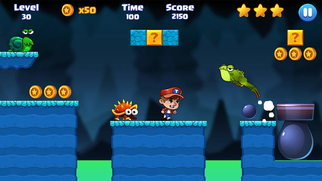 Super Bill World-Fun Adventure (Супер Билл Мир)  [МОД Много монет] Screenshot 3