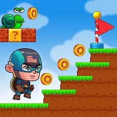 Скачать взлом Super Bill World-Fun Adventure (Супер Билл Мир) [МОД Много монет] на Андроид