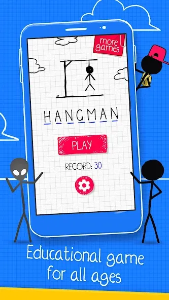 Hangman  [МОД Много монет] Screenshot 4