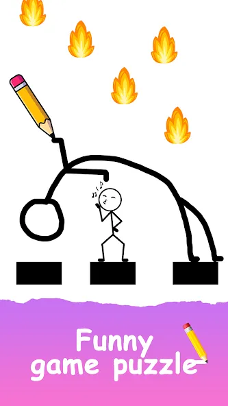 Save The Stick: Draw 2 Save (эйв Зе Стикман)  [МОД Меню] Screenshot 3