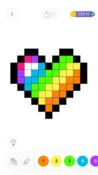 Color by Number：Coloring Games (Цвет по номерам)  [МОД Все открыто] Screenshot 4