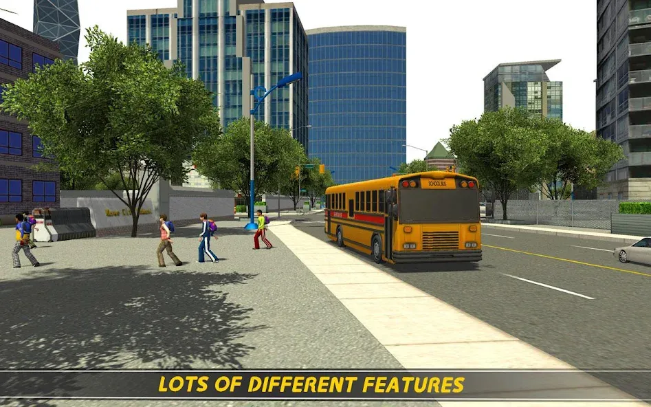 School Bus 16  [МОД Menu] Screenshot 2