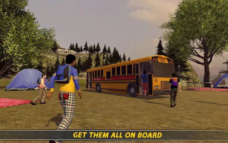 School Bus 16  [МОД Menu] Screenshot 3