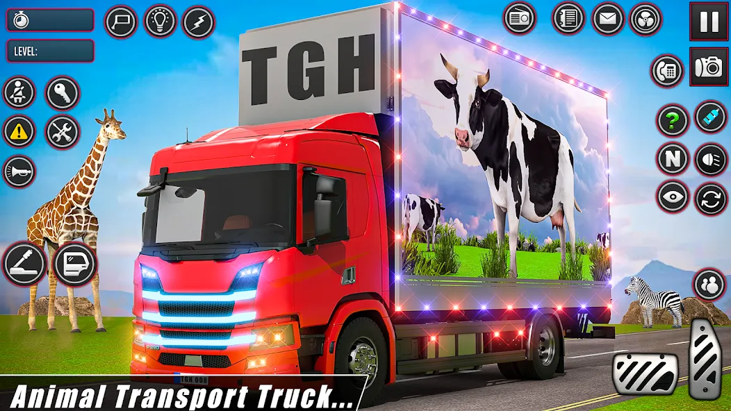 Animal Transport Driving Games (Домашний перевоз игры)  [МОД Бесконечные деньги] Screenshot 4