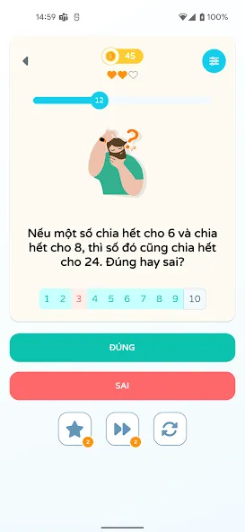 Chọn Đúng Sai  [МОД Unlocked] Screenshot 2