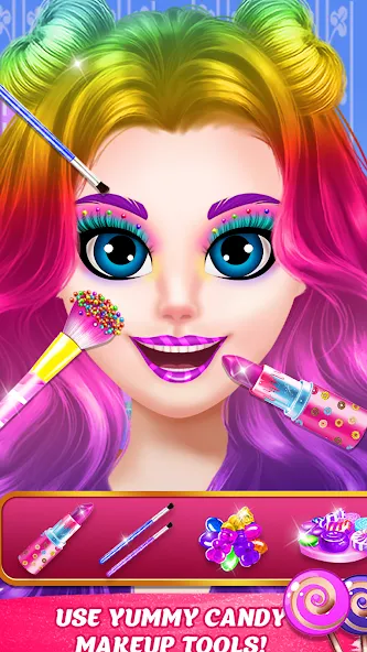 DIY Candy Makeup-Beauty Salon (ДИУАИ Мейкап)  [МОД Бесконечные деньги] Screenshot 2