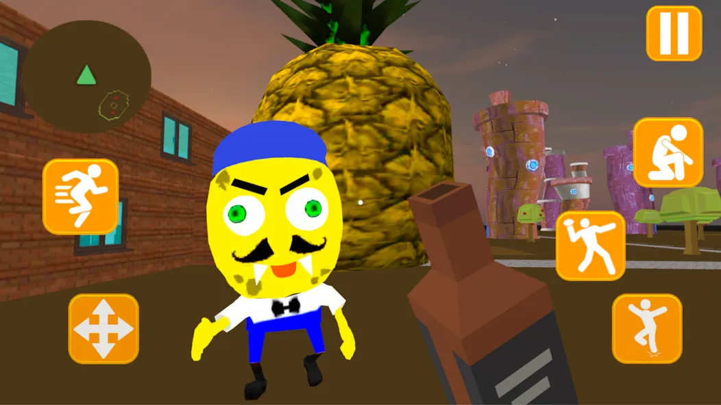 Neighbor Sponge. Scary Secret  [МОД Все открыто] Screenshot 1